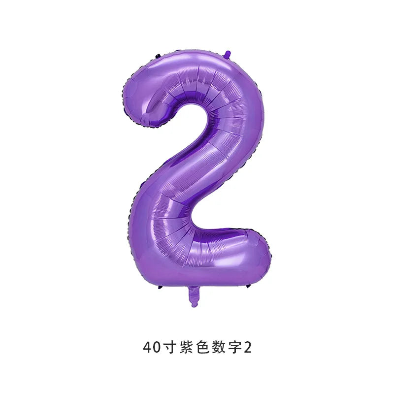 Purple Happy Birthday Banner Party Decorations Purple White Balloons Garlands Lavender Mermaid Birthday Themed Party Streamers