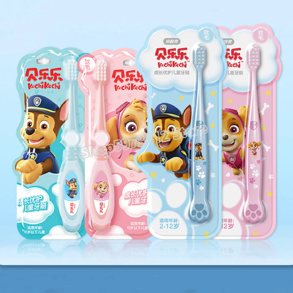 Paw Patrols Kids Manual Toothbrush 2-12 Years Tooth Brush Child Care Accessories Boys Girls Items Cute Oral Hygiene Supplies