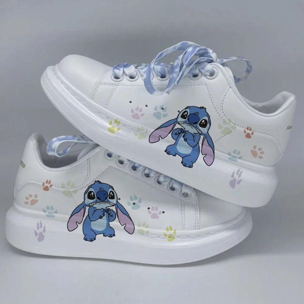 Lilo & Stitch Sneakers Kawaii Cartoon Stitch Shoes Little Monster Pattern Shoes Fashion Casual Sports Shoes