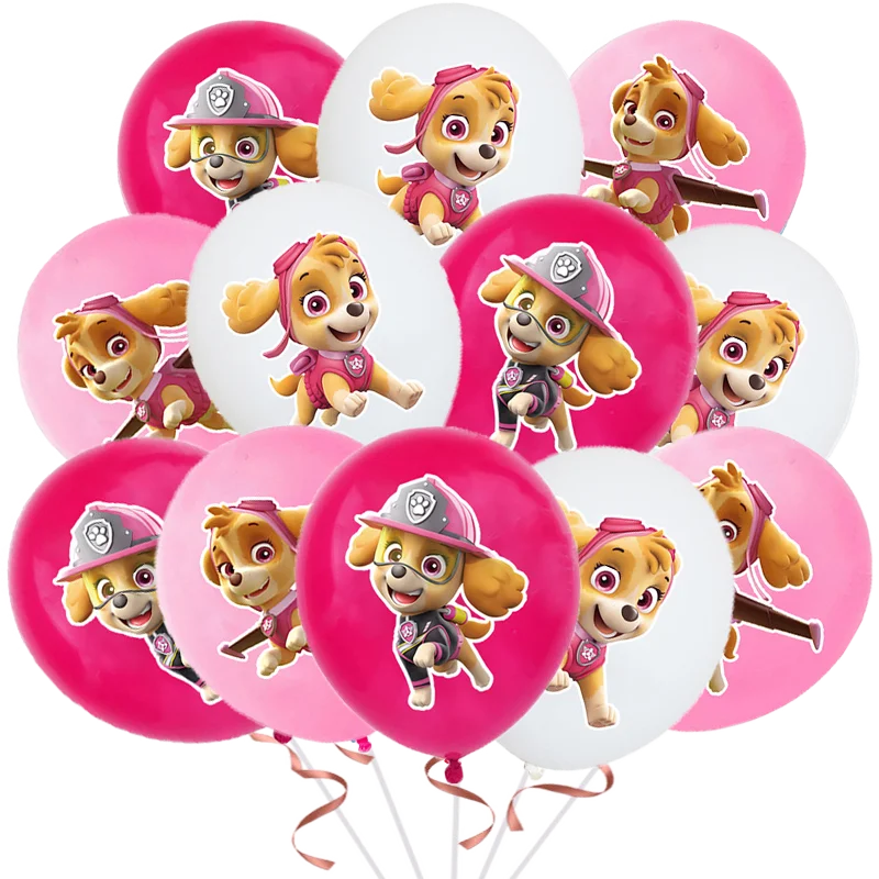 New Paw Patrol Birthday Decoration Dogs Skye Disposable Tableware Cup Plate Tablecloth Baby Shower Kids Girl Boy Party Supplies