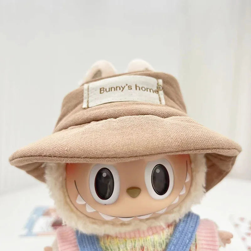 17cm Cute Mini Labubu Clothes Plush Hoodie Idol Dolls Jumpsuit Clothing Fans Overalls No Doll Accessories for Korea Kpop Exo