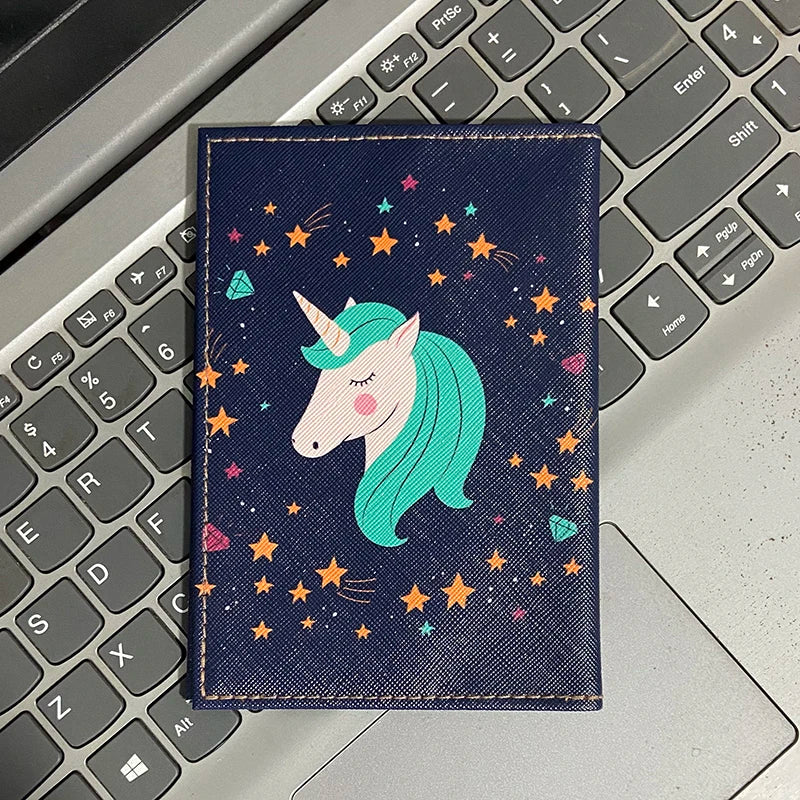 Cartoon Cute Passport Holder Boy Girl Travel Wallet Soft PU Covers for Passports Card Holder