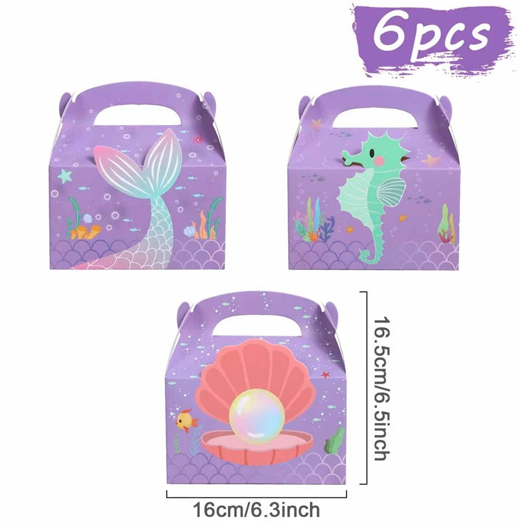 Mermaid Party Disposable Tableware Banner Mermaid Birthday Party Decorations Girl Under the Sea Party Decoration Baby Shower