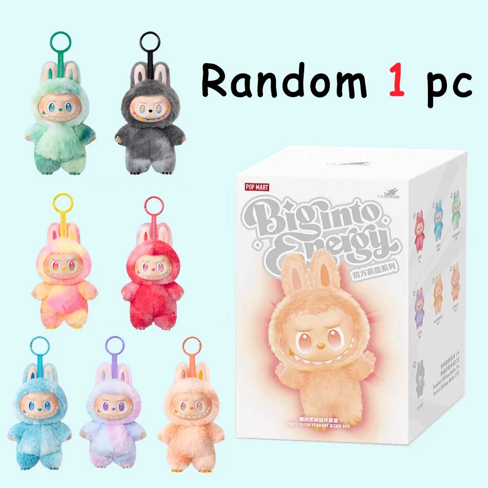 1-7pcs NEW abubu The Monsters V3 Series Blind Plush Box, Vinyl Base Toy, Animated Characters, Mysterious Surprise Box, Keychain
