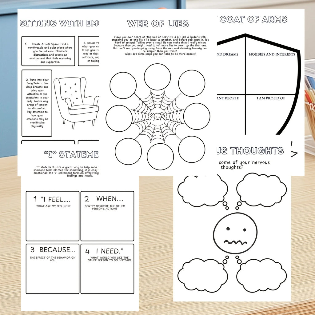 Art Therapy: 100 Fun And Engaging Activities For Kids and Teens: A Fun Therapeutic Approach For Managing Thoughts And Feelings