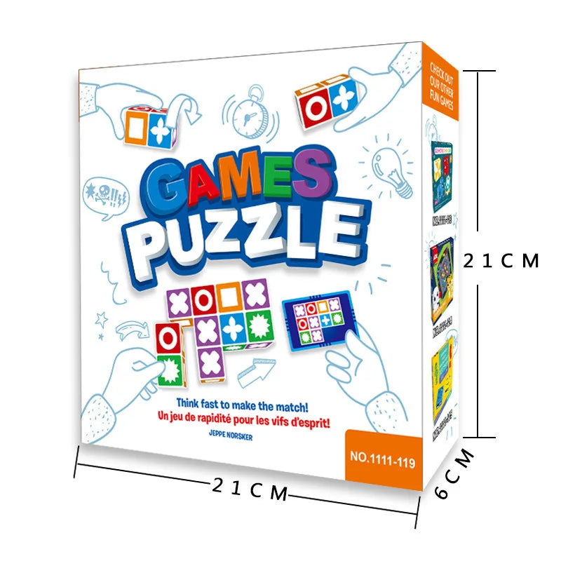 Updated Kids Space Logical Thinking Board Game Matching Puzzle Family Party Games Children Interactive Learning Educational Toys