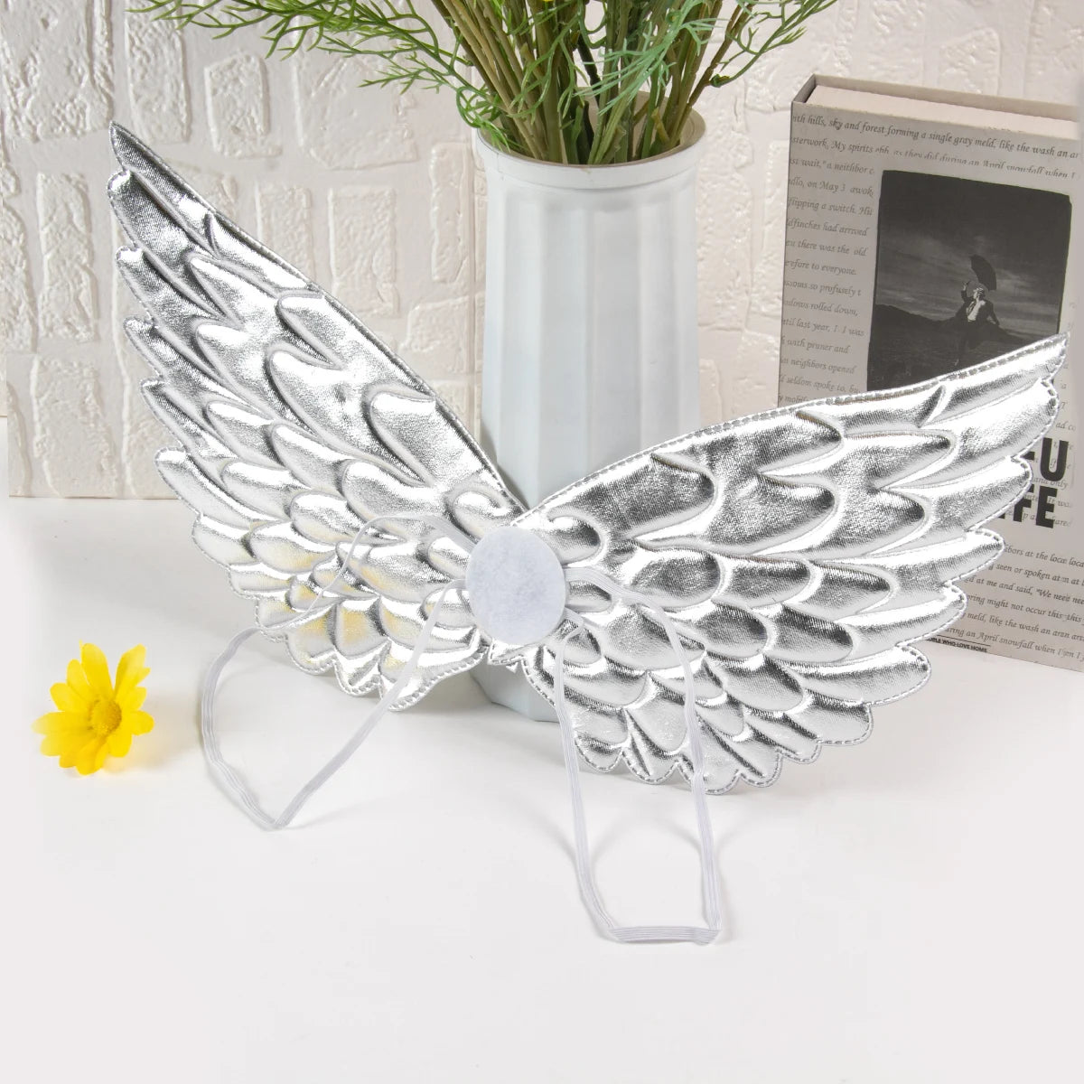 Unicorn Headband Girls' Fairy Rainbow Wings Flowers Headwear Accessory Unicorn Birthday Party Decoration Princess Dress Up Toys