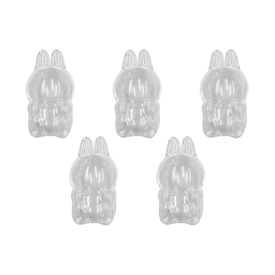 PopMart Monster Labubu V1 V2 Sit Party Transparent Protective Shell Doll Protective Doll Clothes Outfit Doll Accessories