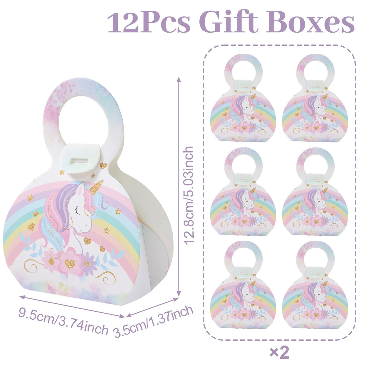 Rainbow Unicorn Disposable Tableware Happy 1st Birthday Party Decorations Kids Favors Gifts Unicorn Baby Shower Girls Supplies