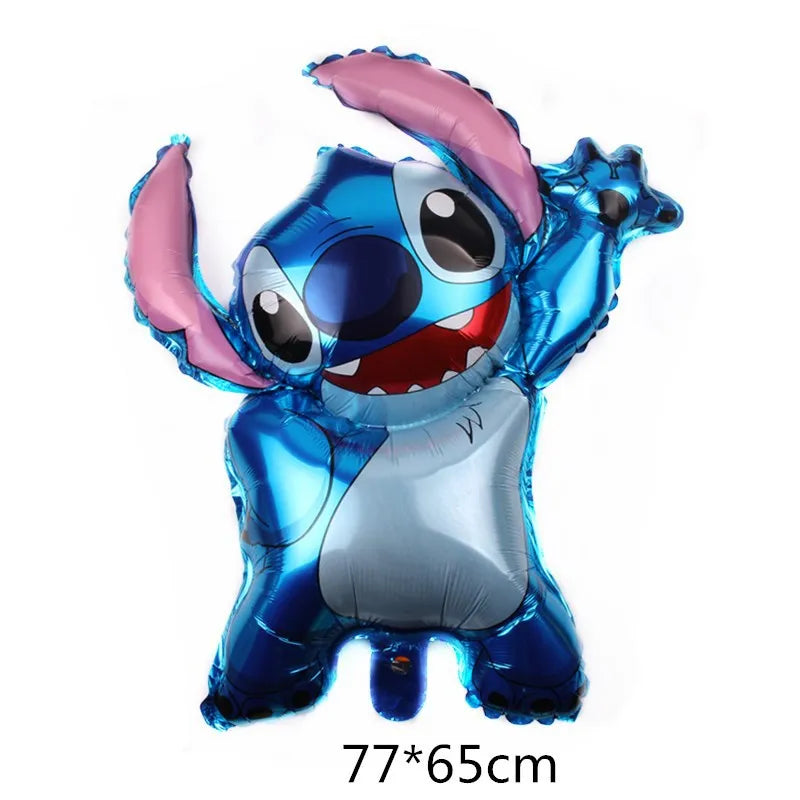 Stitch Birthday Party Decorations Tableware Cups Plates Tablecloth for Kids Foil Balloon Backdrop Lilo and Stitch Party Favors