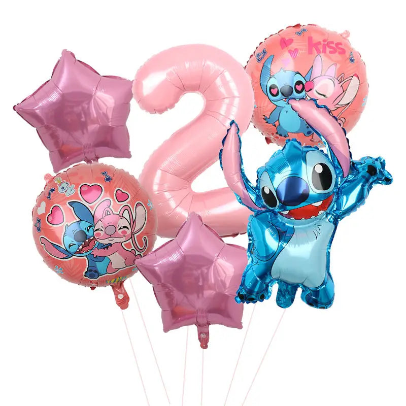 Lilo And Stitch Birthday Decorations Stitch Birthday Girl Party Decor Supplies Balloons Backdrop Banner Plates Cups Tablecloth