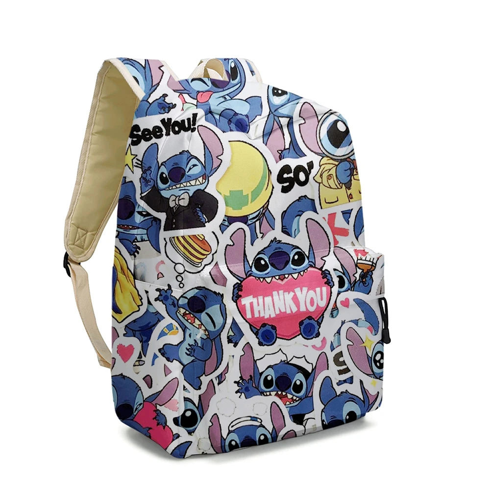 MINISO Lilo & Stitch Angel Cosplay Costume Backpack Computer School Bag Xmas Gift