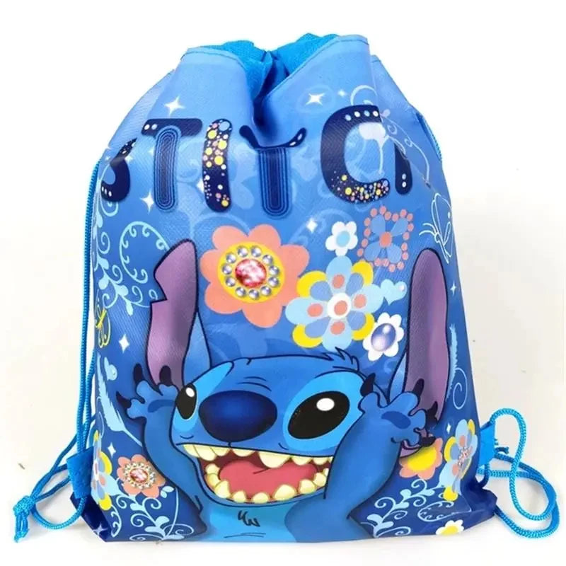 Lilo Stitch Party Gift Supplies Slapping Bracelets Reusable Drinking Straws Stamp Paper Bags Stickers Ring Birthday Party Decora