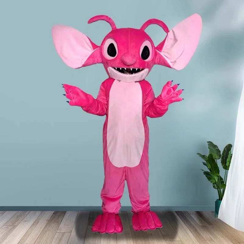New Blue Lilo & Stitch Mascot Costume Anime Cartoon Character Advertising Fancy Dress Animal Carnival Party Adult Cosplay Suits