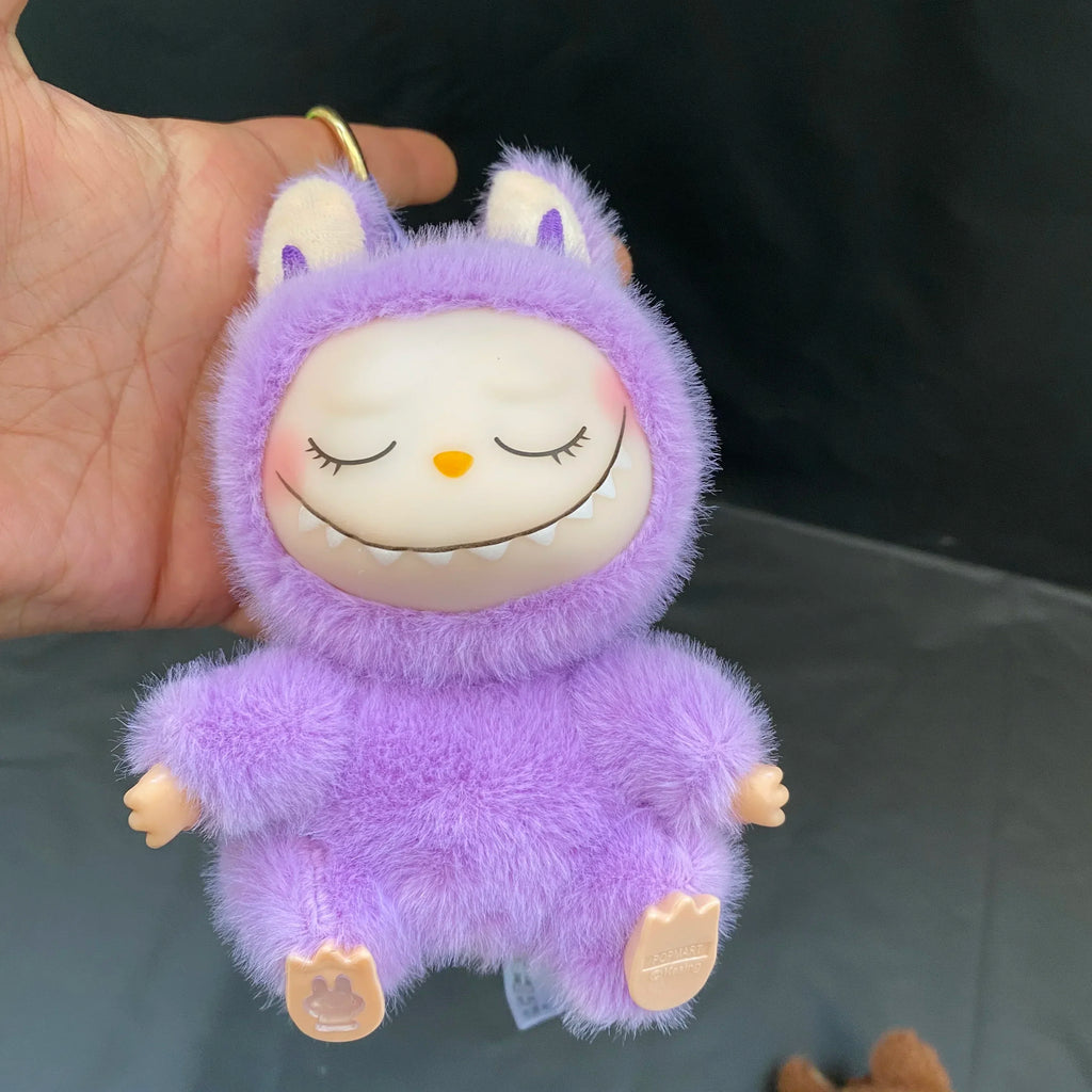 Macaron 2nd The Monsters Labubu Sitting Party Vinyl Plush Blind Box Decorative Surprise Box Doll Collection Decoration Gifts
