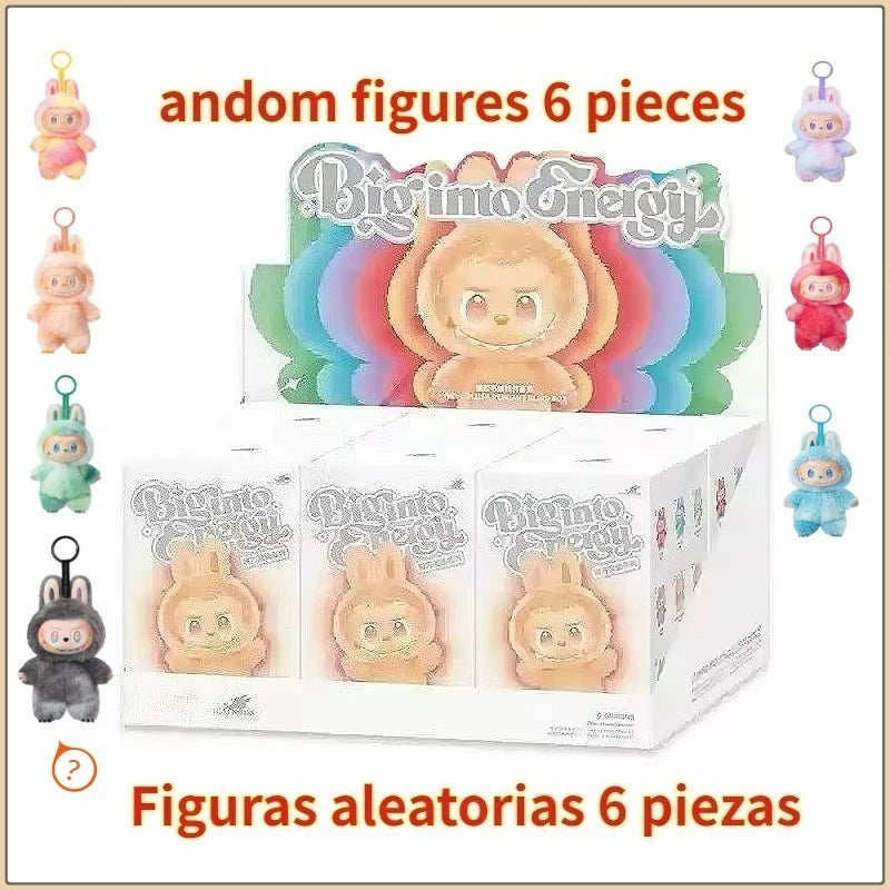 New Labubu Have A Seat Series BIG INTO ENERGY PVC Pendant Doll Model Kawaii The Monsters Blind Box Gift Labubu Macaron 3rd