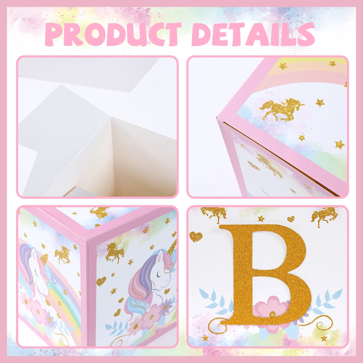 Rainbow Unicorn Disposable Tableware Happy 1st Birthday Party Decorations Kids Favors Gifts Unicorn Baby Shower Girls Supplies