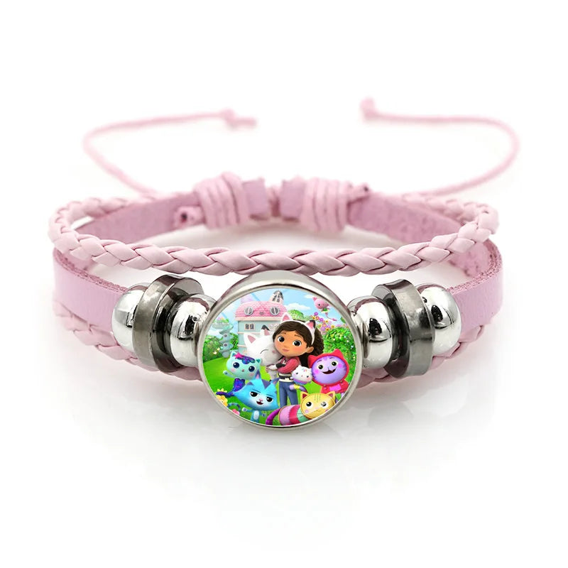 Gabby Dollhouse Bracelet Anime Cartoon Character Derivative Peripherals Bangles Cute Bracelets Baby Show Birthday Christmas Gift