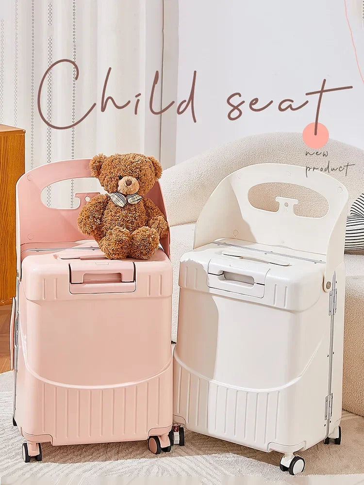 Kids Travel Suitcase Toddler Luggage with Wheels Waterproof Unisex Boys Girls Travel Suitcase with Lock Suitcase Luggage