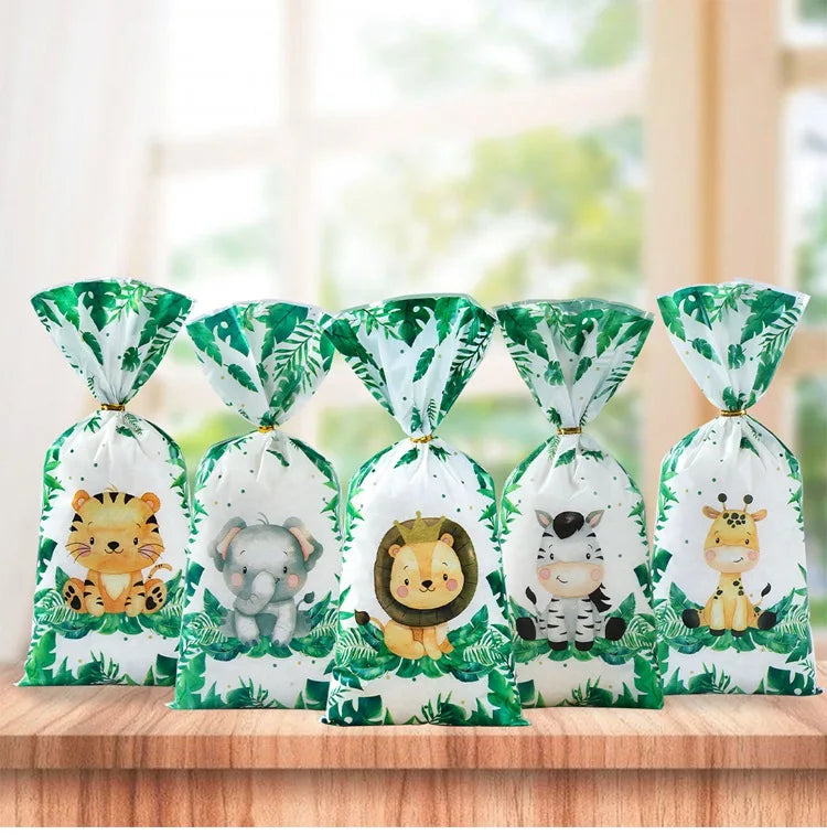 25/50/100pcs Unicorn Candy Bags Gift Packing Bags Birthday Party Decor Gift Bag for Guest Girl Birthday Supplies Baby Shower