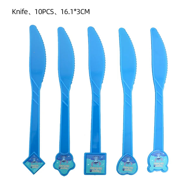 Lilo Stitch Birthday Party Decorations Disposable Tableware Include Plate Tablecloth Banner Balloon For Kid Baby Shower Supplies
