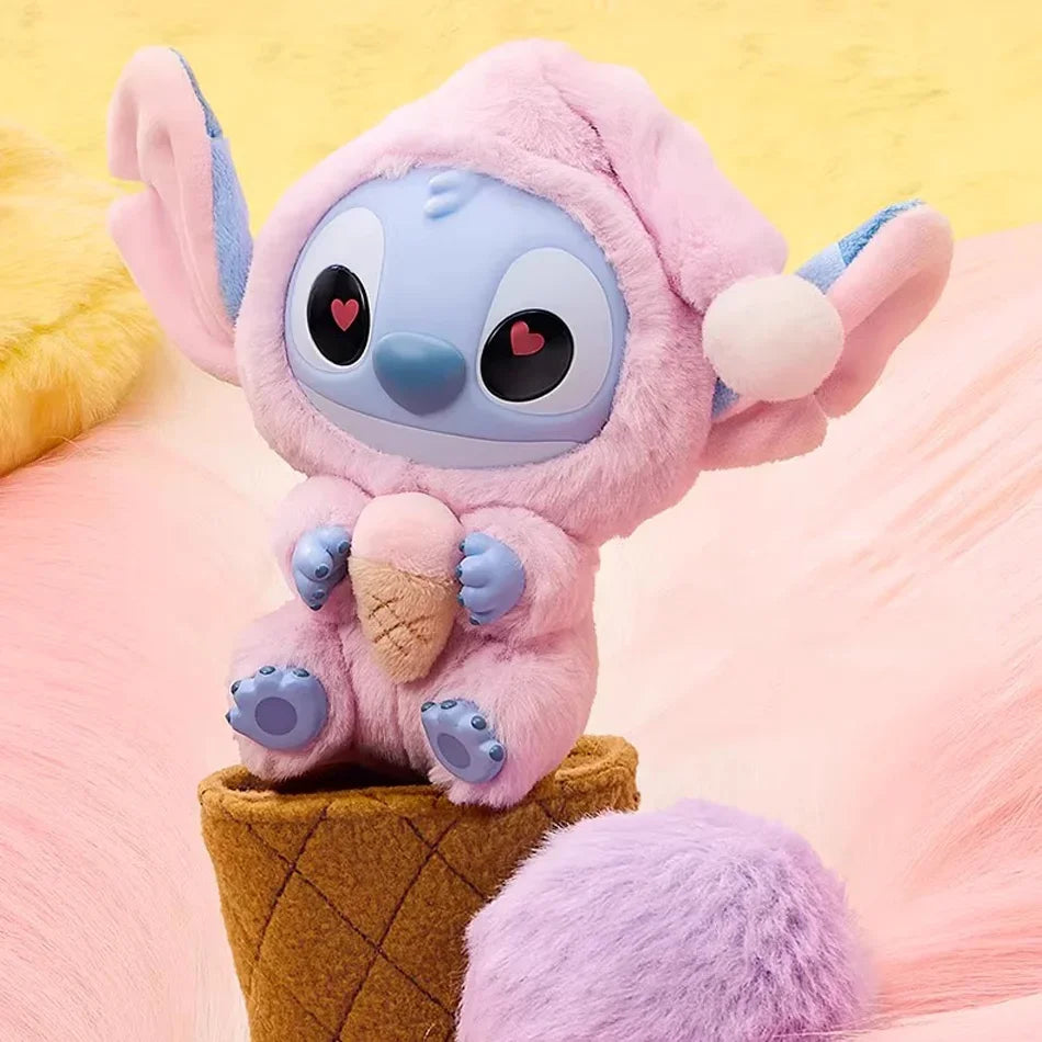 New Stitch Eat Something Before Sleep Series Plush Blind Box Vinyl Toys Cute Doll Mystery Box Bag Pendant Decor Gift