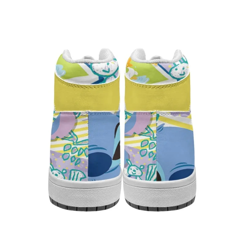 Lilo & Stitch Sneakers Kawaii Cartoon Stitch Shoes boys girls Little Monster Pattern Shoes Fashion Casual Sports Shoes