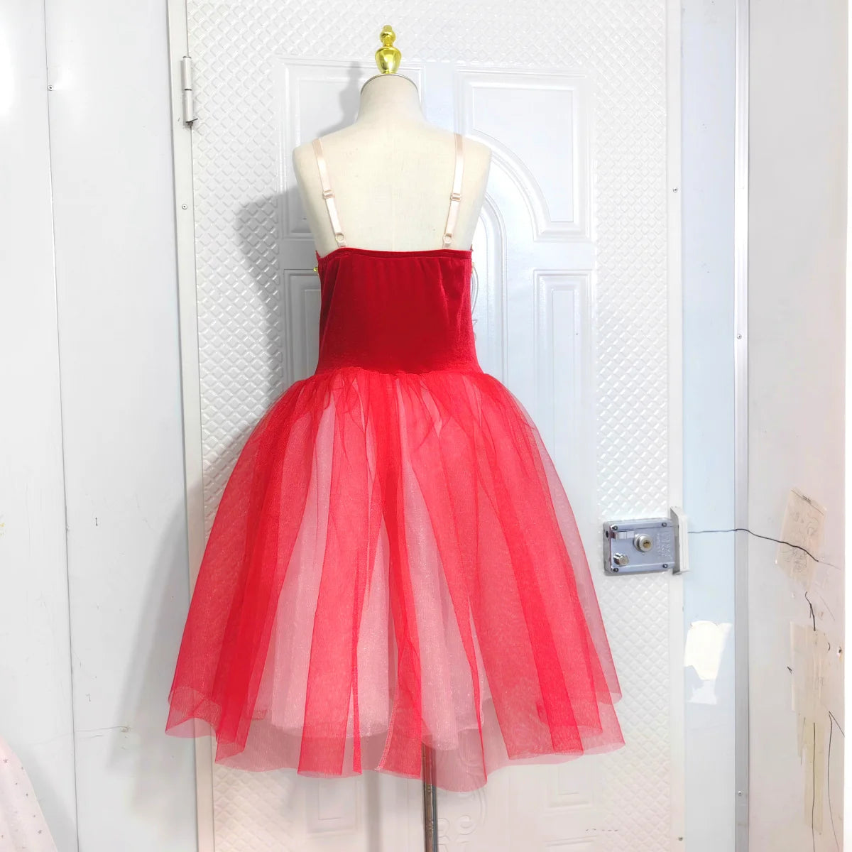 Blue Ballet Tutu Skirts Performance Costumes Princess Dance Practice Long Romantic Dress