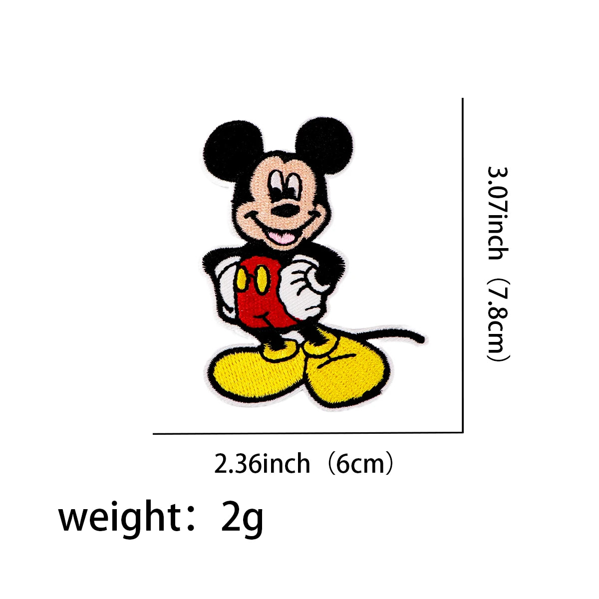 Cute Stitch Patches On Clothes Cartoon Mushu Dragon Embroidered Patches Animals Badges Iron On Patch DIY Clothing Accessories