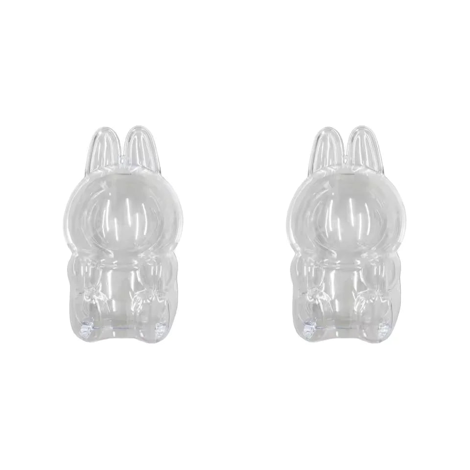 PopMart Monster Labubu V1 V2 Sit Party Transparent Protective Shell Doll Protective Doll Clothes Outfit Doll Accessories