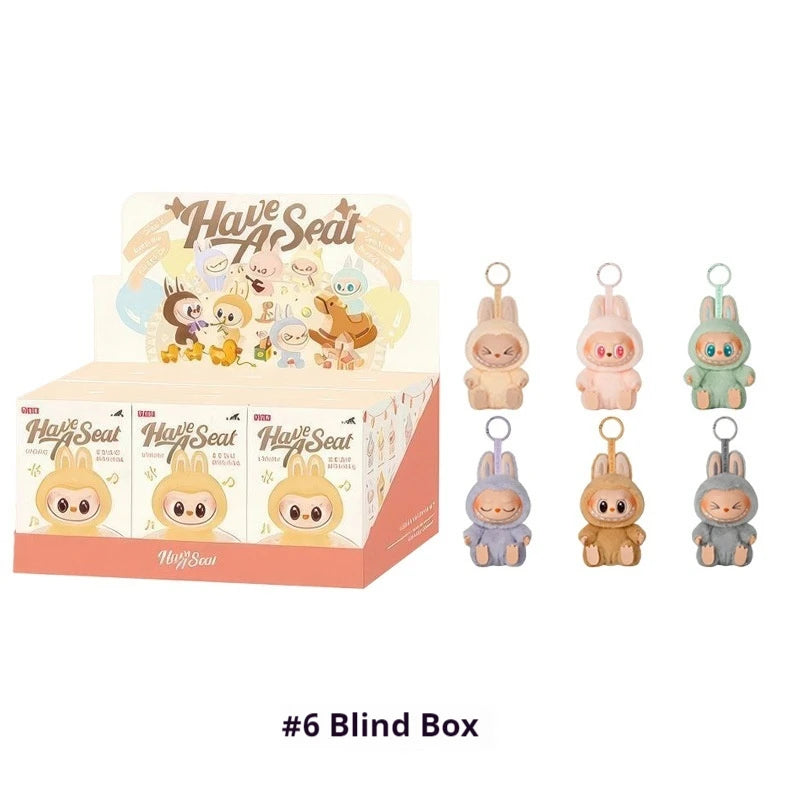 Hot selling anime doll second-generation LABUBU blind box party series vinyl doll keychain pendant toy girlfriend birthday gifts