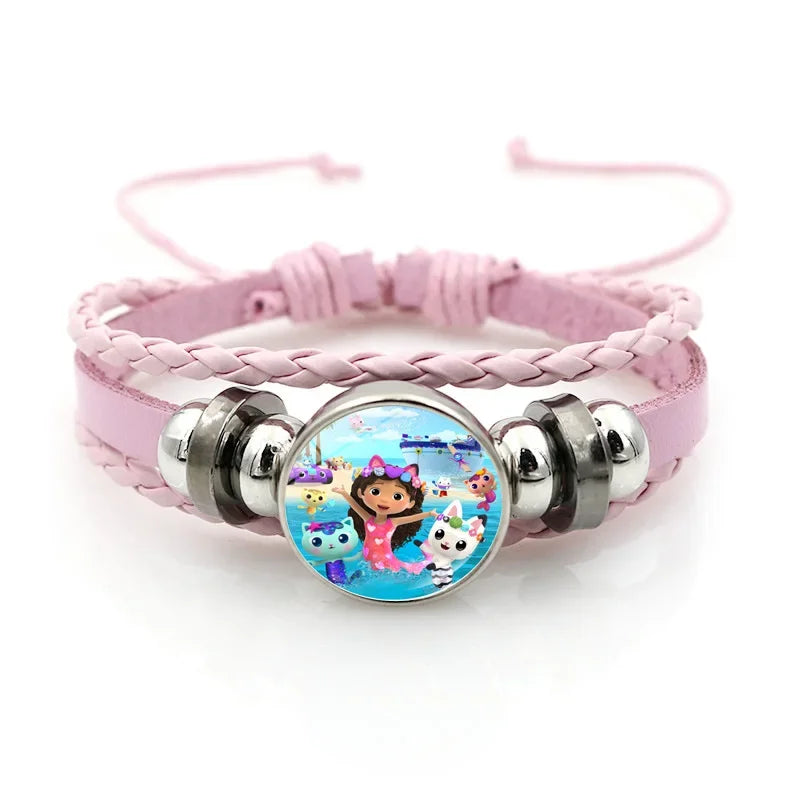 Gabby Dollhouse Bracelet Anime Cartoon Character Derivative Peripherals Bangles Cute Bracelets Baby Show Birthday Christmas Gift