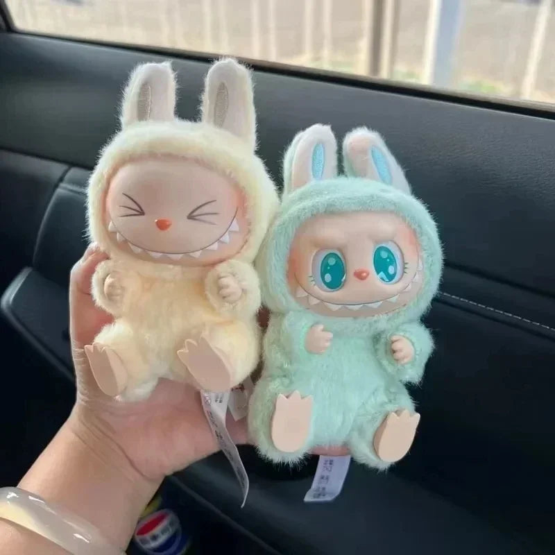 Macaron 2nd The Monsters Labubu Sitting Party Vinyl Plush Blind Box Decorative Surprise Box Doll Collection Decoration Gifts