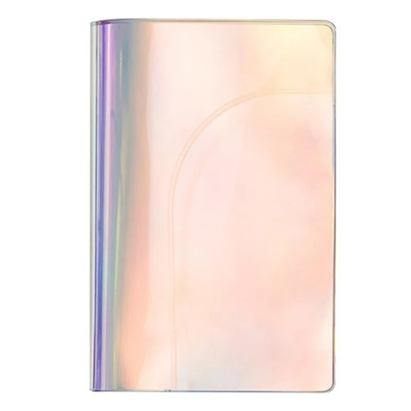 Fashion Transparent Starlight Passport Cover Girls Travel Ticket ID Credit Card Holders PVC Jelly Color Laser Passport Holder