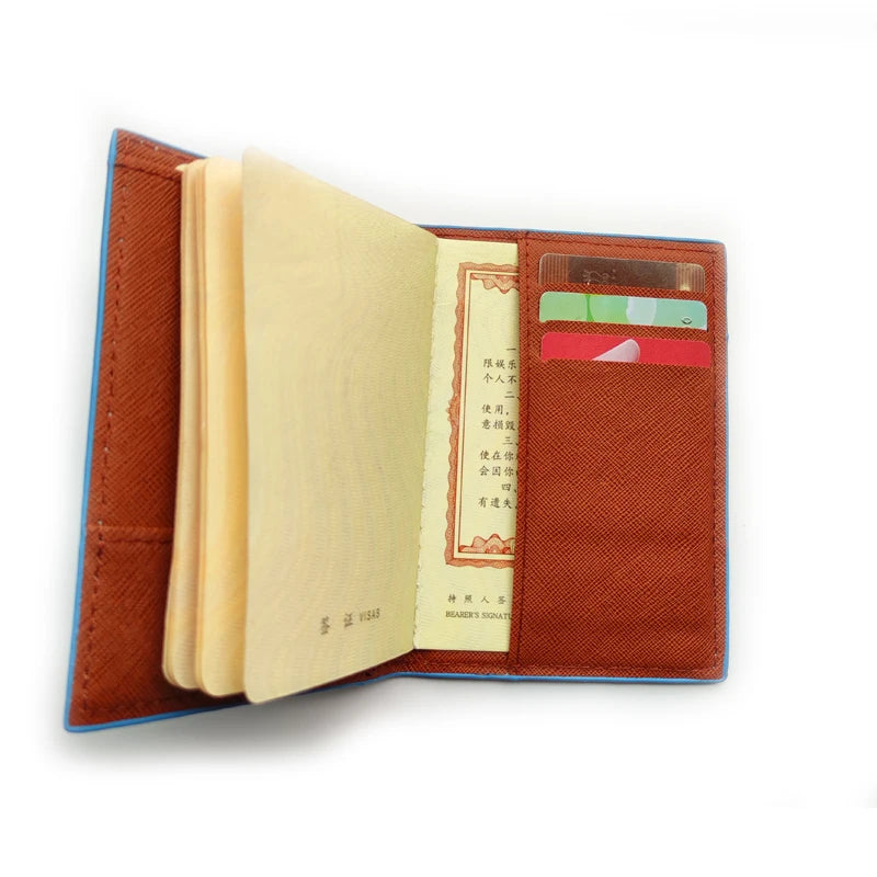 Beautiful Butterfly Passport Cover Girls Flower Travel Passport Holder PU Leather Women Credit Card Wallet Ticket Bag Passports