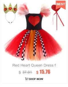 Red Green Strawberry Dresses for Girls Princess Tutu Dress with Flowers Headband Toddler Kids Girl Costume for Birthday Party