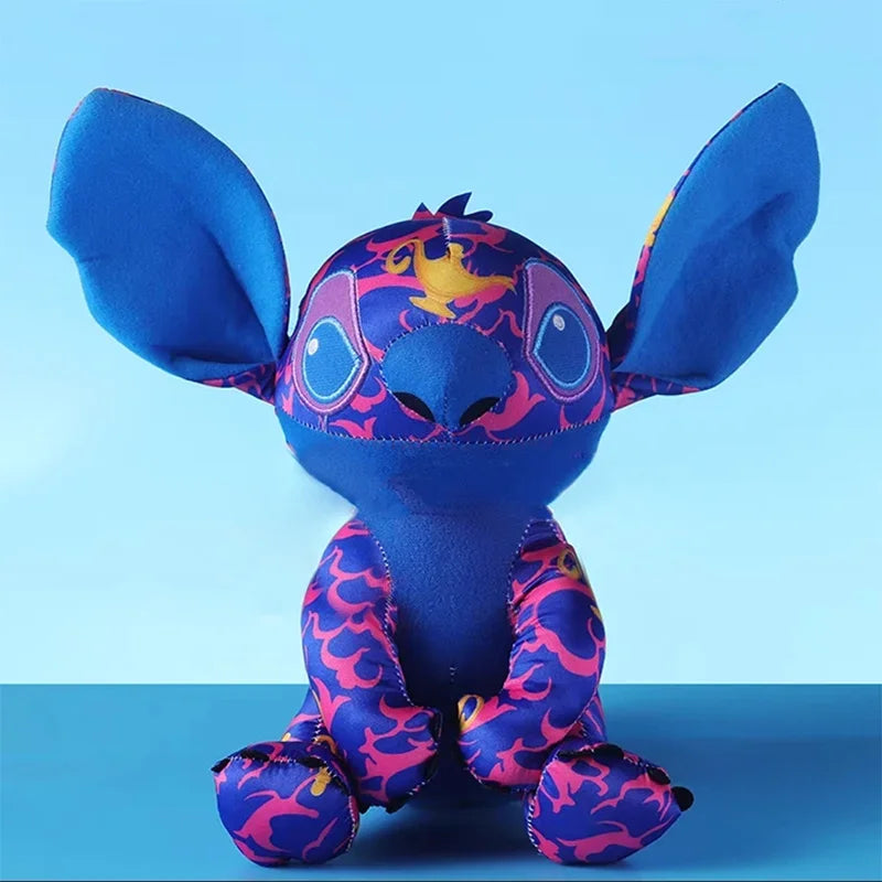 2024Disney 20cm Limited Edition Cloth Fleece Stich Colourful Stuffed Doll Cute Stitch Plush Anime Kid Birthday Gift Children Toy
