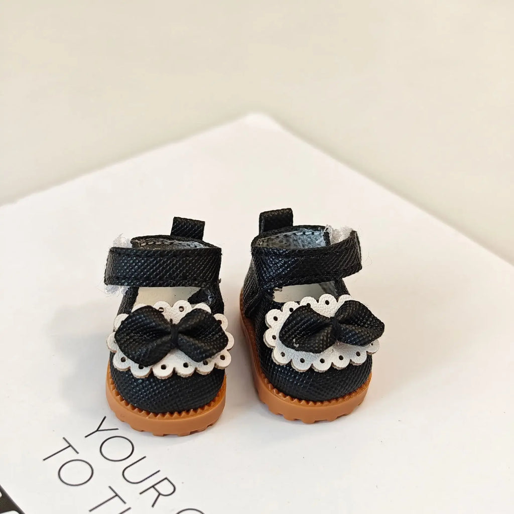 Cute 17cm Labubu Idol Doll Outfit Camellia Dress Bag Shoes Set The Monster Sitting Party Collection Mini DIY