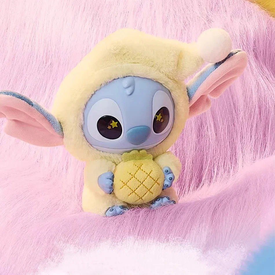 New Stitch Eat Something Before Sleep Series Plush Blind Box Vinyl Toys Cute Doll Mystery Box Bag Pendant Decor Gift