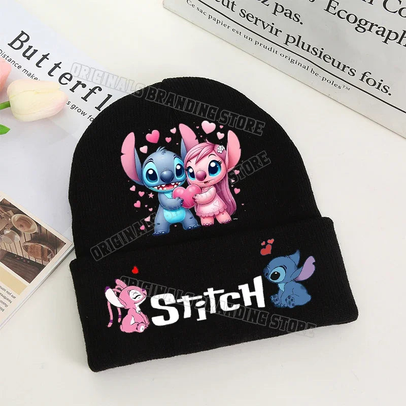 Stitch Winter Hats for Women Men Beanies Knitted Solid Cute Hat Girls Autumn Female Beanie Caps Warmer Bonnet Ladies Casual Cap