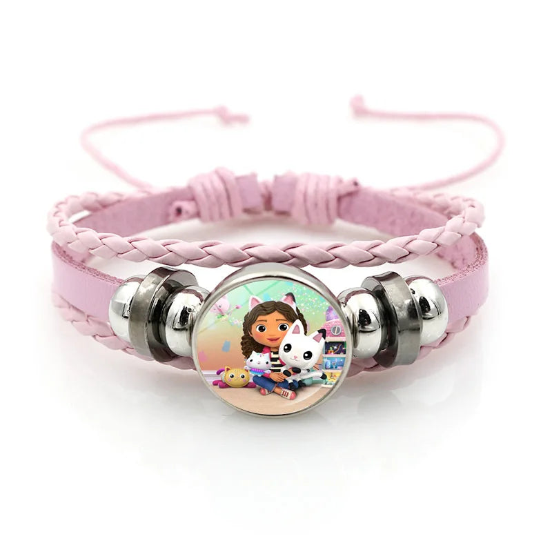 Gabby Dollhouse Bracelet Anime Cartoon Character Derivative Peripherals Bangles Cute Bracelets Baby Show Birthday Christmas Gift