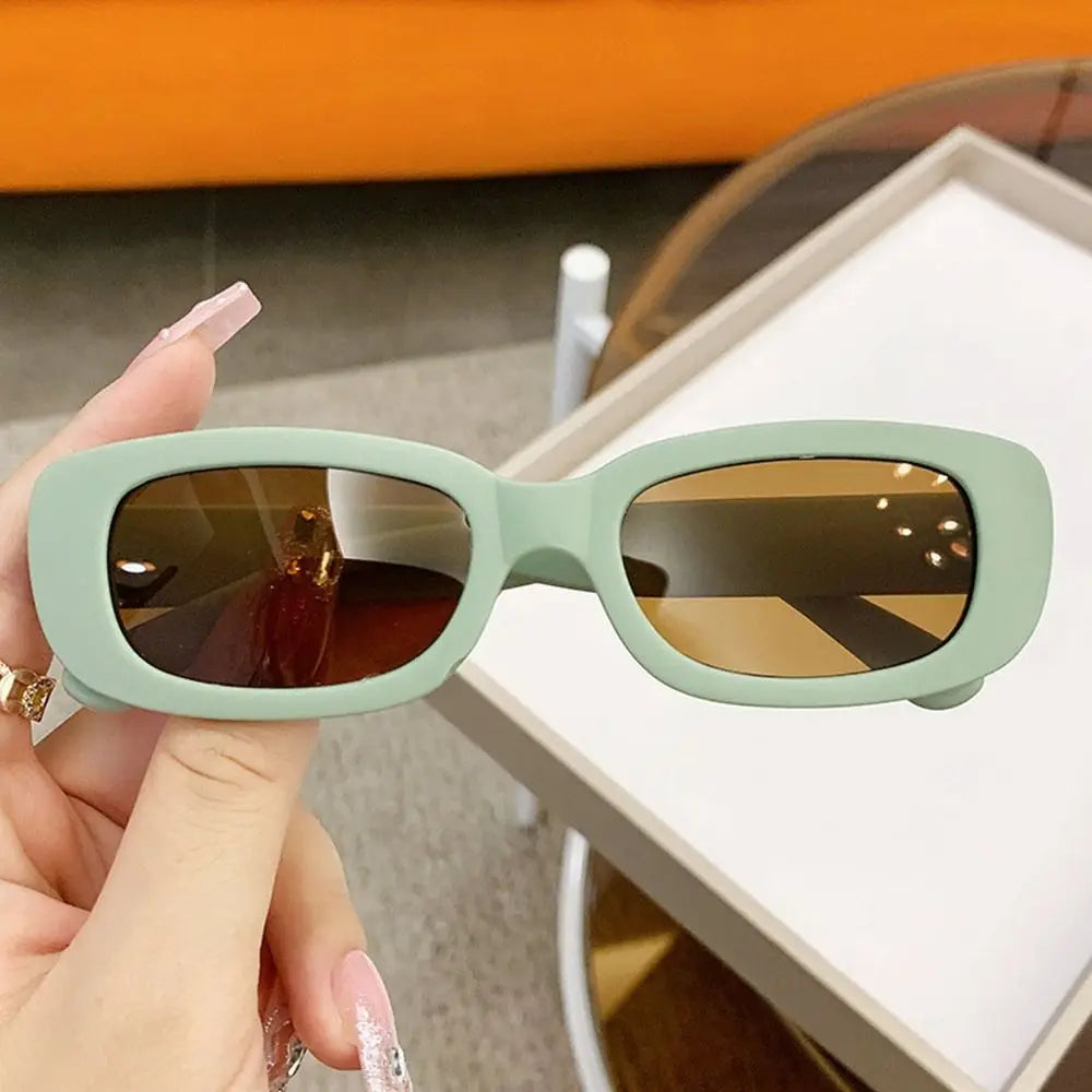 UV400 Heart Print Children Sunglasses Cute 2-8 Years Sun Protection Eyewear Kids Rectangular Sun Glasses