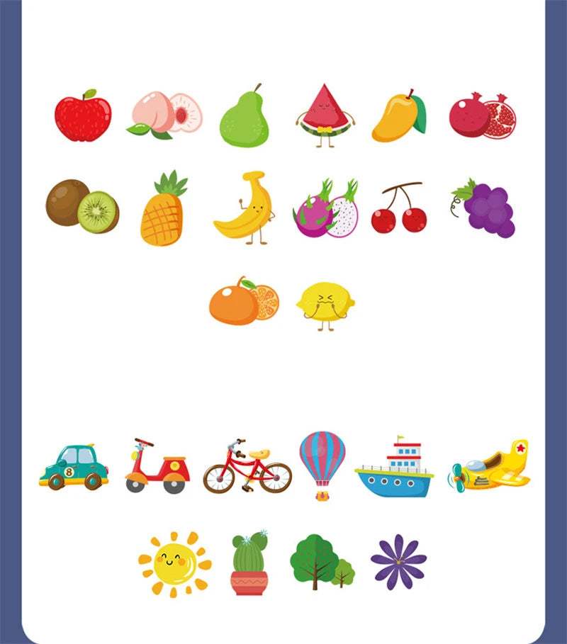 Kids Memory Matching Crazy Cards Toy Parent-child Interactive Cognition Games Early Educational Montessori Logical Thinking Toys