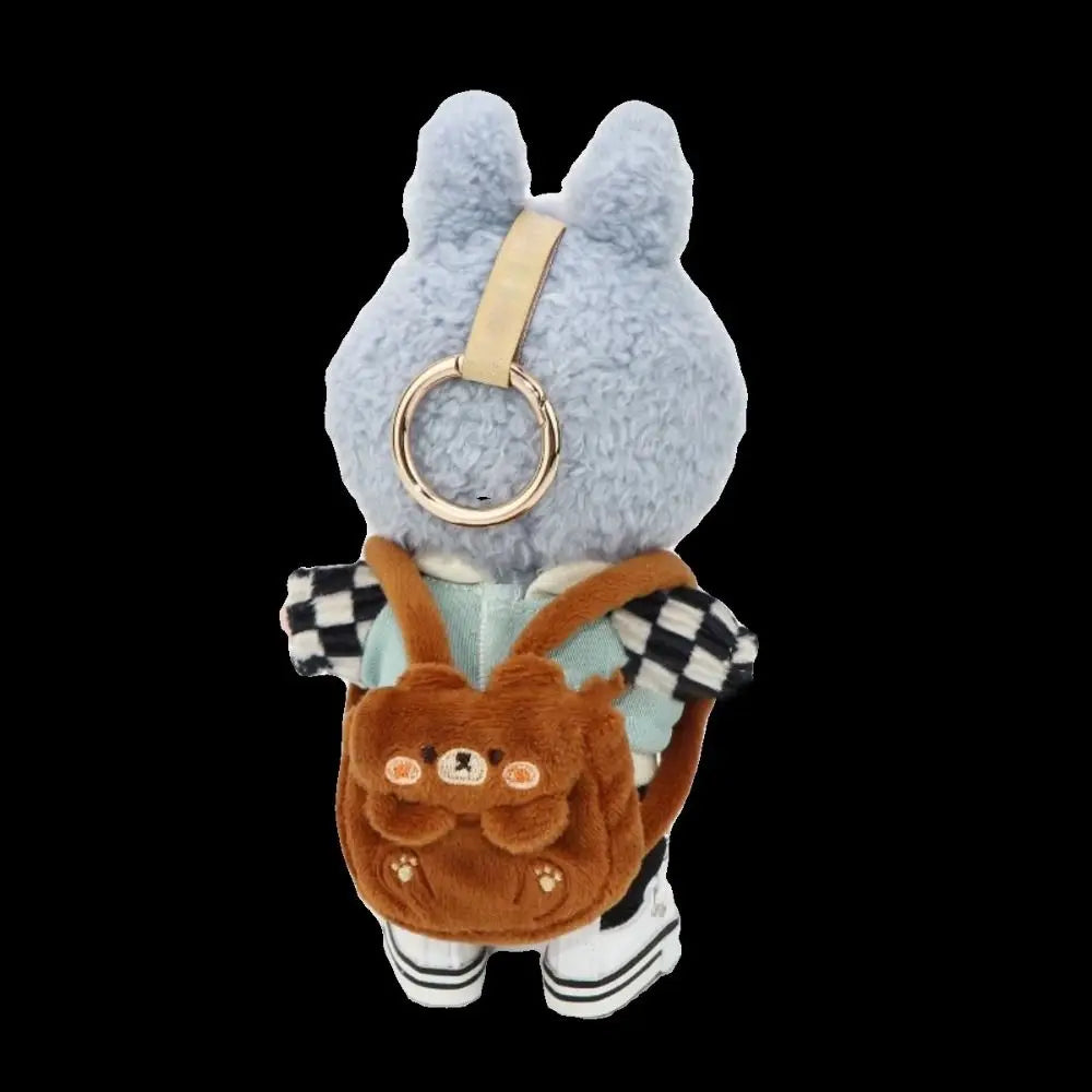 Animal Style 17Cm Labubu Backpack Hand-made Clothes Matching Doll Backpack Multiple Styles Replacement Doll Clothing Accessories