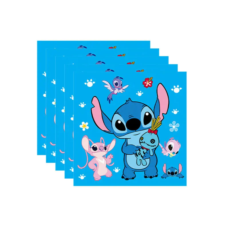 Stitch Birthday Party Decorations Tableware Cups Plates Tablecloth for Kids Foil Balloon Backdrop Lilo and Stitch Party Favors