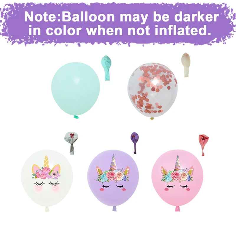 Unicorn Balloons Party Supplies Latex Balloon Kids Cartoon Animal Horse Float Globe Baby Shower Unicorn   Birthday Party Decors