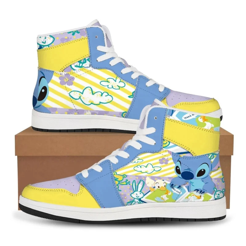Lilo & Stitch Sneakers Kawaii Cartoon Stitch Shoes boys girls Little Monster Pattern Shoes Fashion Casual Sports Shoes