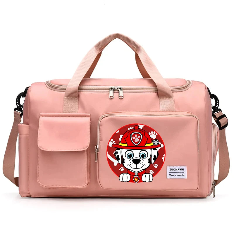 PAW Patrols Kids Large Capacity Traveling Bag Children Anime Printed Duffel Bags Boy Girl Cartoon Cute Luggage Handbag Gift 2024