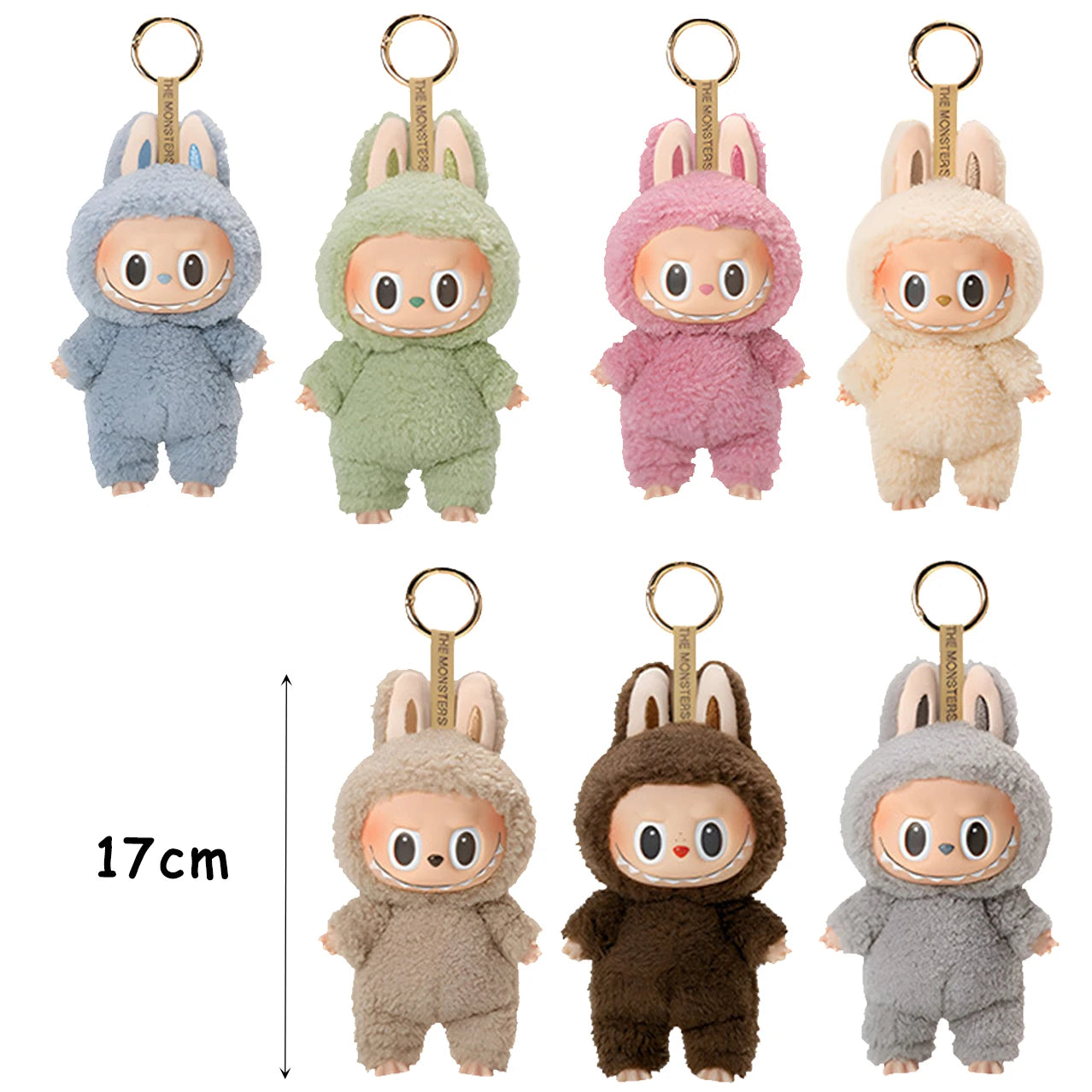 1-7pcs NEW abubu The Monsters V3 Series Blind Plush Box, Vinyl Base Toy, Animated Characters, Mysterious Surprise Box, Keychain