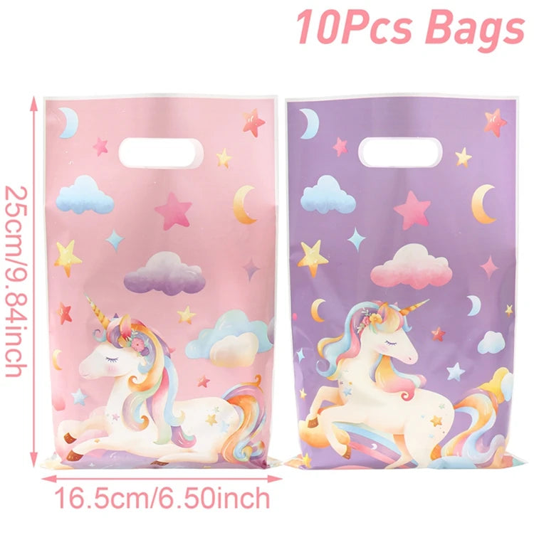 Unicorn Party Supplies Rainbow Unicorn Paper Plates Cups Napkin for Baby Shower First Girls Birthday Party Decorations